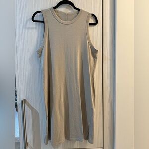 Beige Lululemon sleeveless dress. Size 8